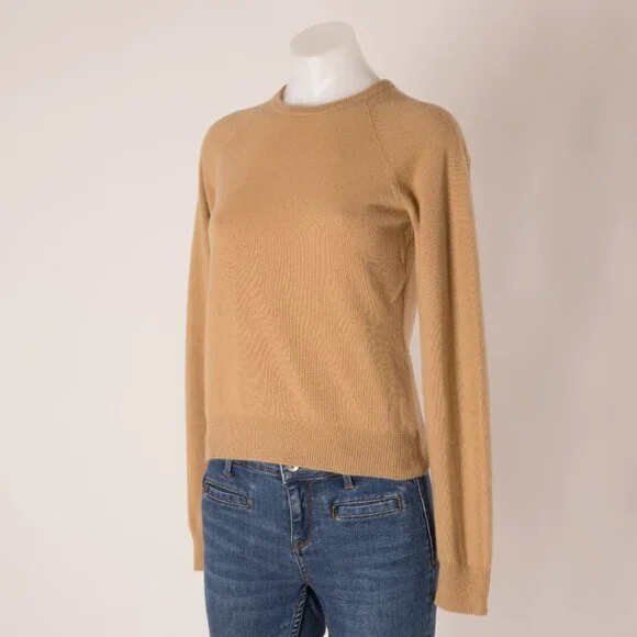 Ralph Lauren Camel Cashmere Crewneck Sweater Size US M - Picture 2 of 5
